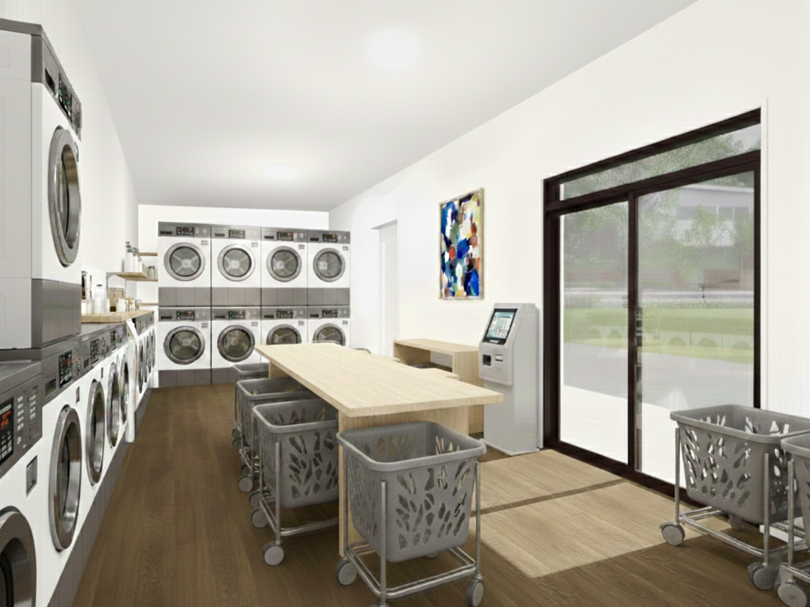 コインランドリー　内観