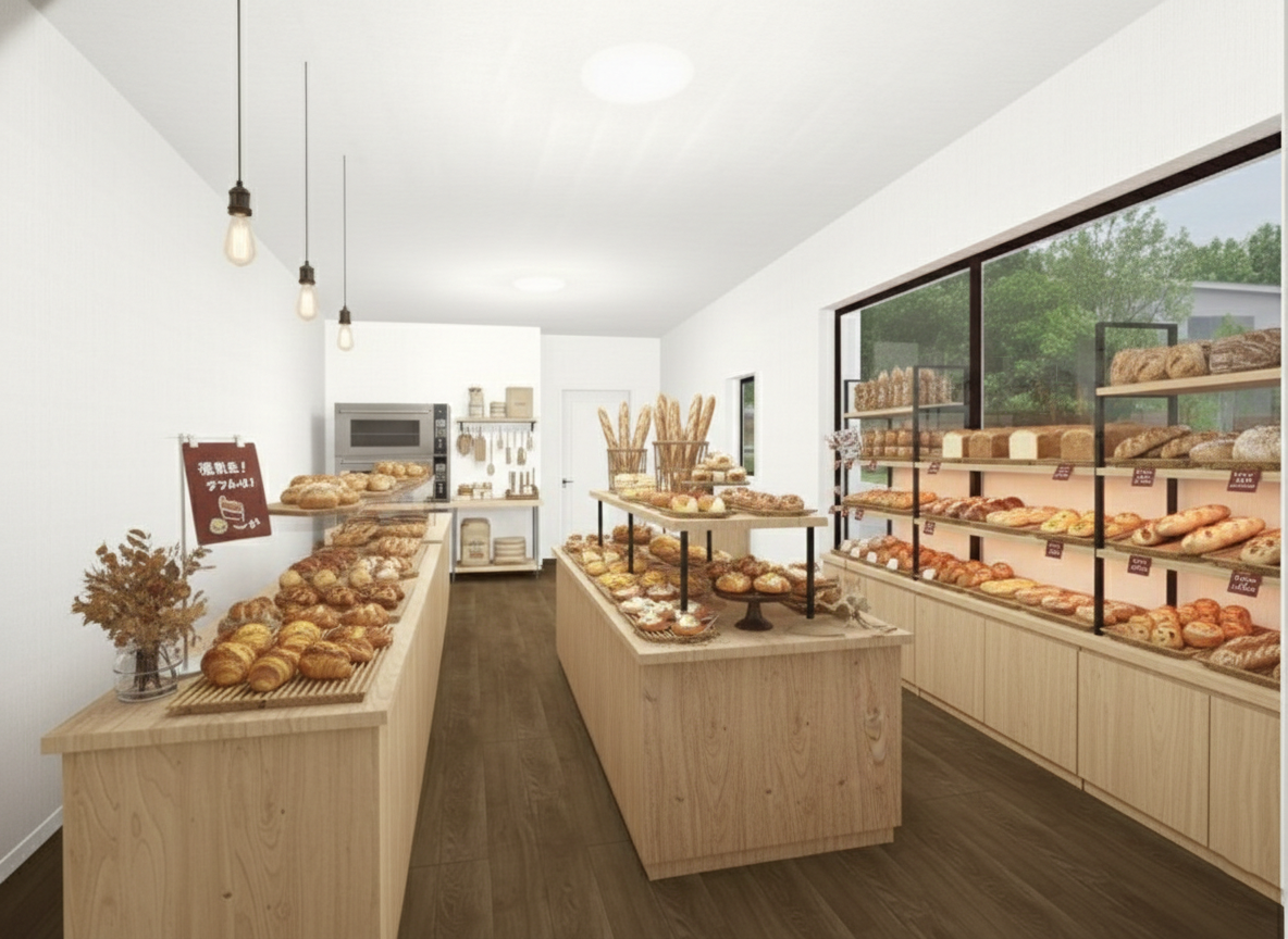 パン屋プラン　内観