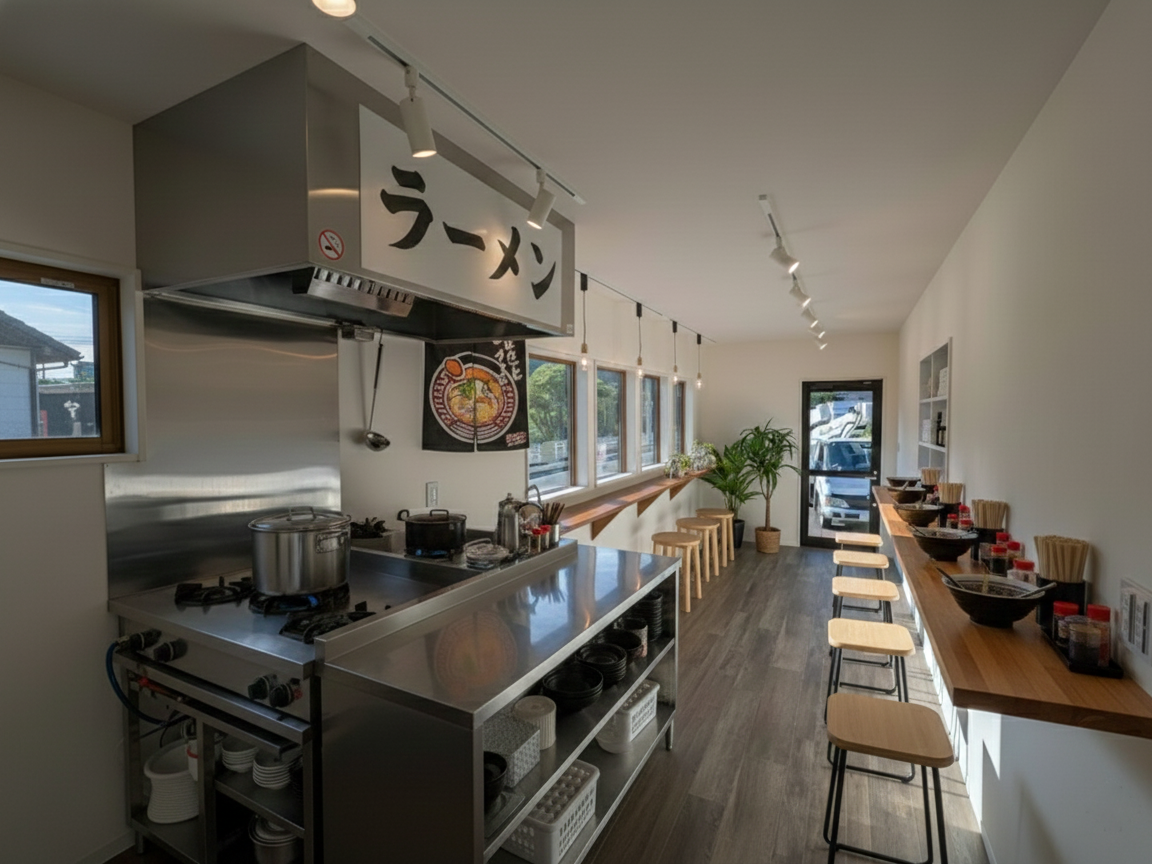 ラーメン屋プラン　内観