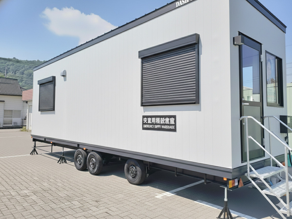 災害時備蓄倉庫　外観
