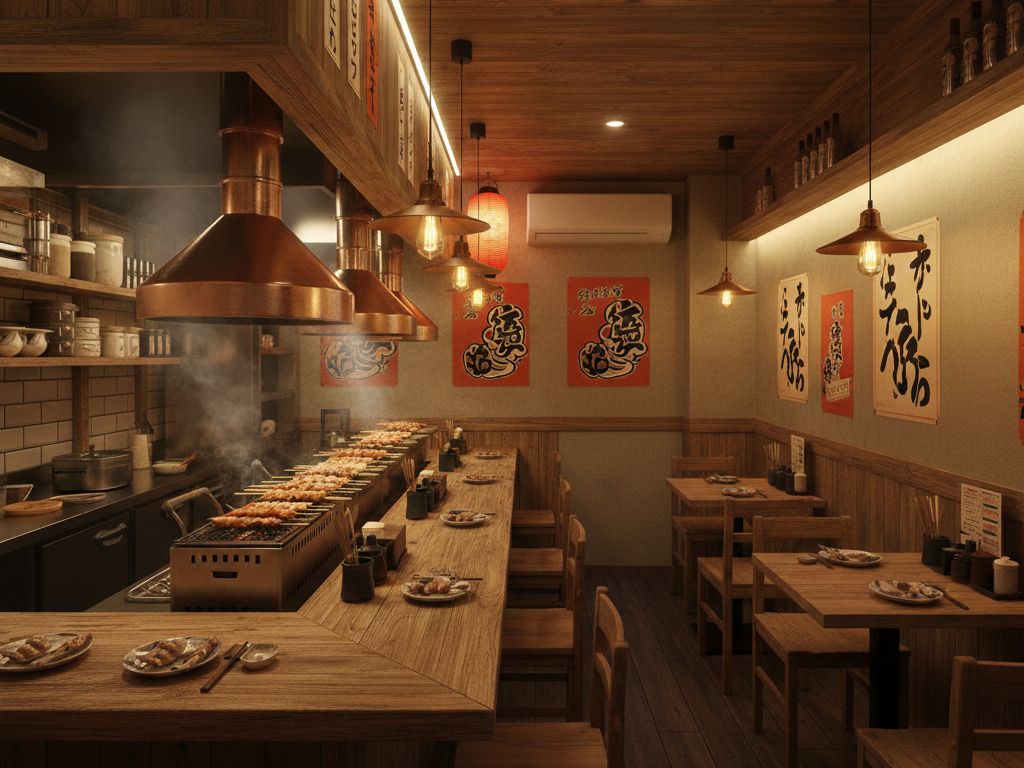 やきとり屋プラン　内観