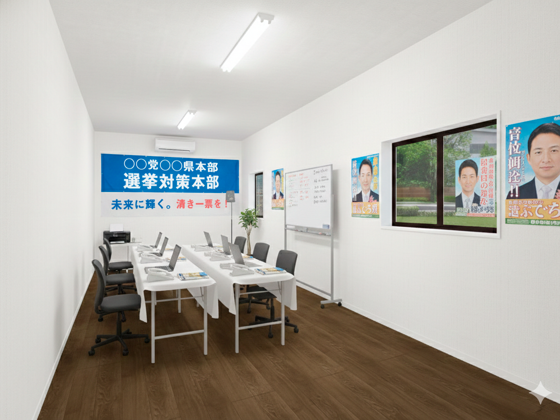 選挙事務所プラン　内観